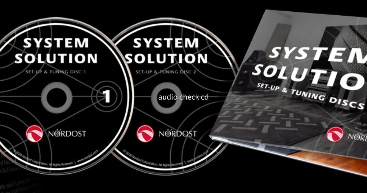 オーディオチェック・テストCD